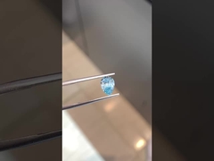 1.13ct ラボグルーム ダイヤモンドピアスカット CVD ファンシー インテンスブルー VS2 2EX N IGI -- LG617411353