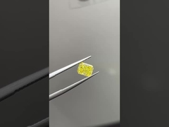 1.24ct 実験室で育てた ダイヤモンド 放射性切断 心臓病 豪華 濃い黄 VVS2 EX VG N IGI ◎ LG627479380