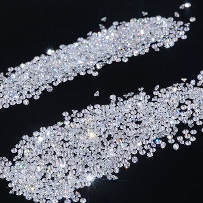 購入 DEF カラー VVS クリアリティ ラボ 成長した松散なメレーダイヤモンド 4 ~ 6.2mm 0.28 ~ 0.98ct 白い丸い形 online manufacture