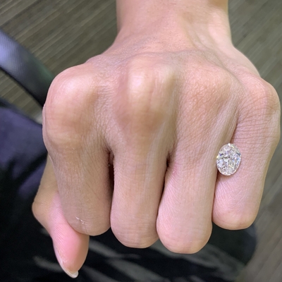購入 2.06ct 実験室製 ダイヤ 円形切断 CVD F 色 VS2 透明性 EX VG N online manufacture