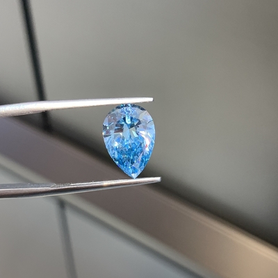 購入 3.1ct VS1 ピアスカットラボ ダイヤモンド ファンシーブルー LG617411358 online manufacture