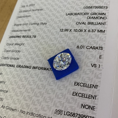 購入 6.01カラット E色 VS1 クリアリティラボ ダイヤモンド OEM ODM online manufacture