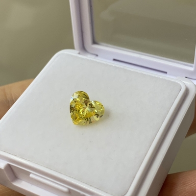 購入 1.67CT ファンシー 濃い黄色 実験室で成長した VS1 EX VG CVD 実験室で成長した ダイヤモンド 心臓切断 online manufacture