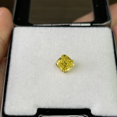 購入 2.03ct VS2 黄色いダイヤモンド 研究室で育ったCVD HPHT 研究室で育ったダイヤモンド online manufacture