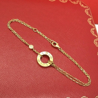 購入 18カラット 固金 ブレスレット GH色 VS 透明度 サイズ 7
