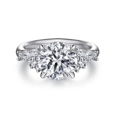 購入 ラブダイヤモンド 結婚指輪 VVS 透明性 HPHT 丸切り ラブ成長ダイヤモンドリング online manufacture