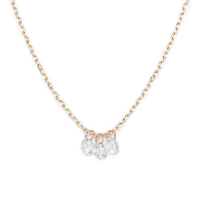 購入 DEFGH 18K 14K 10K マシッドゴールド 透明性 CVD 丸切りのベゼル ダイヤモンドネックレス online manufacture