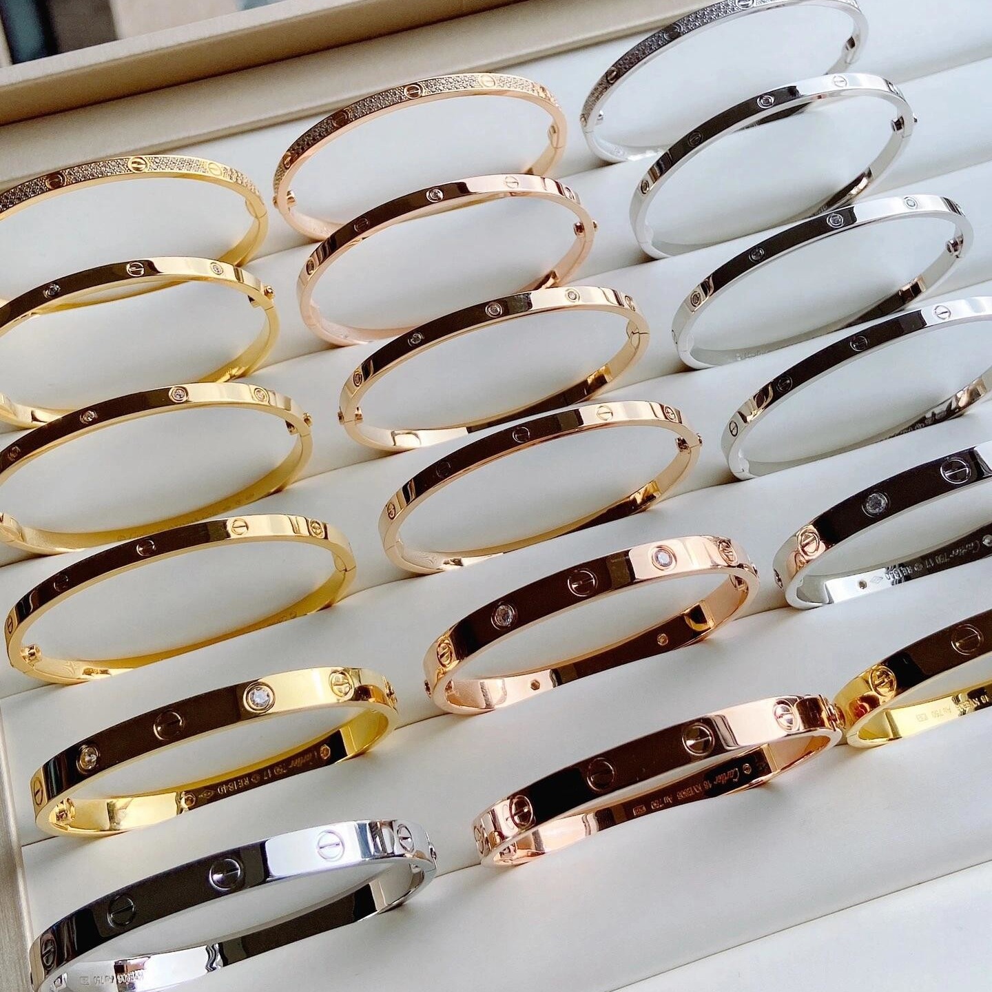 Love Diamond Bracelet Set