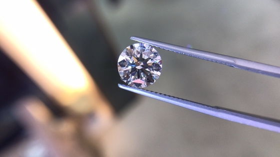 IGI 認定 1.53CT F VVS2 ID EX 研究室で栽培されたダイヤモンド HPHT 丸切り