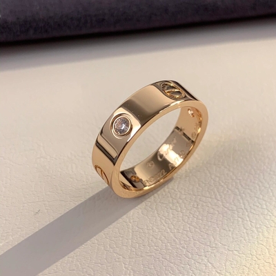恋の結婚指輪 3 ダイヤモンド 18k ゴールド 0.22 キャラ GH-SI1
