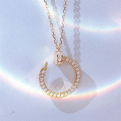 天然ダイヤモンド 0.39ct ジャスト・アン・クロー ネックレス ペダント 18k ゴールド