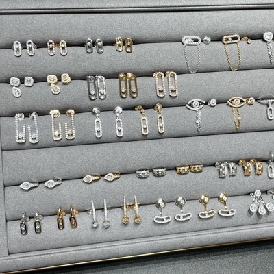18k マシッドゴールド 宝石 レプリカ 宝石 H 色 SI1 透明性